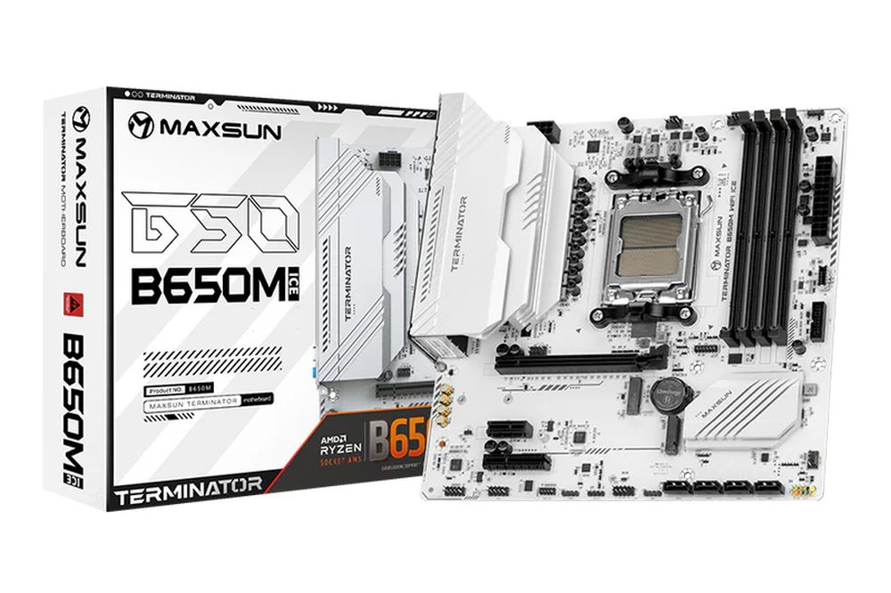 �ڼ�󤻾��ʡ�Ǽ���׳�ǧ�� MAXSUN MS-Terminator B650M WIFI ICE