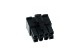 Phobya ATX Power Connector 8Pin male incl. 8 Pins - black