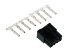 Phobya ATX Power Connector 8Pin male incl. 8 Pins - black