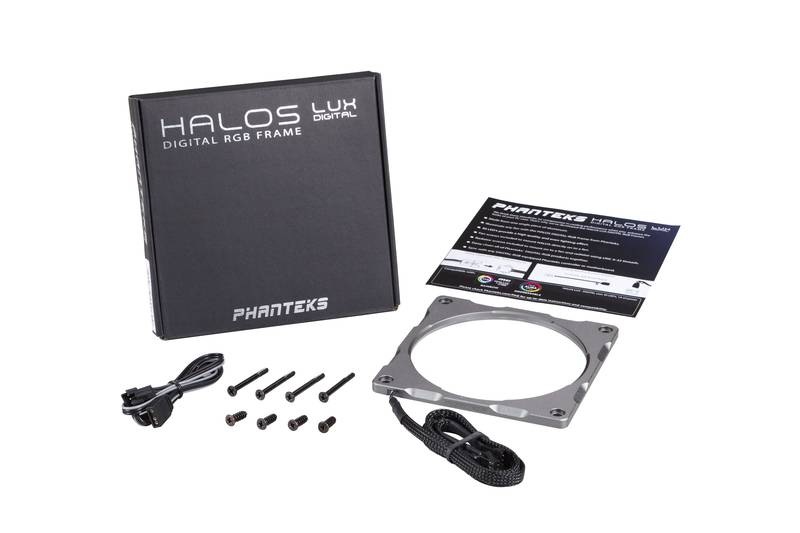 Phanteks HALOS LUX DIGITAL RGB FAN FRAMES 120mm Anthracite Grey (PH-FF120DRGBA_AG01)