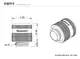Barrow 12MM hard pipe connection hand screwed joint Black