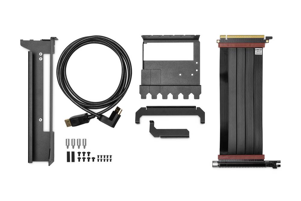 �ڼ�󤻾��ʡ�Ǽ���׳�ǧ�� EK WaterBlocks EK-Loop Vertical GPU Holder EVO - Gen4 Riser (shifted)