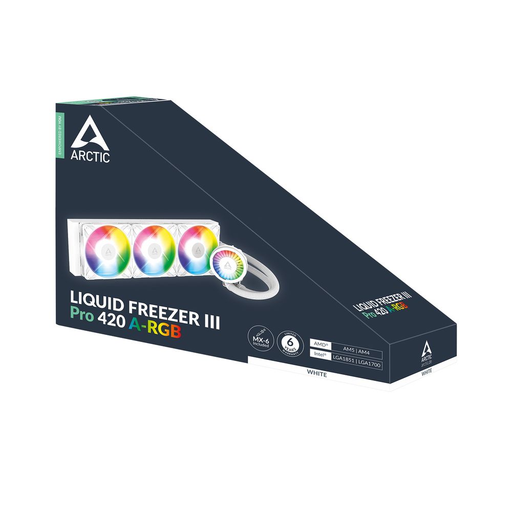 ARCTIC Liquid Freezer III Pro 420 A-RGB White | PCパーツ,CPU