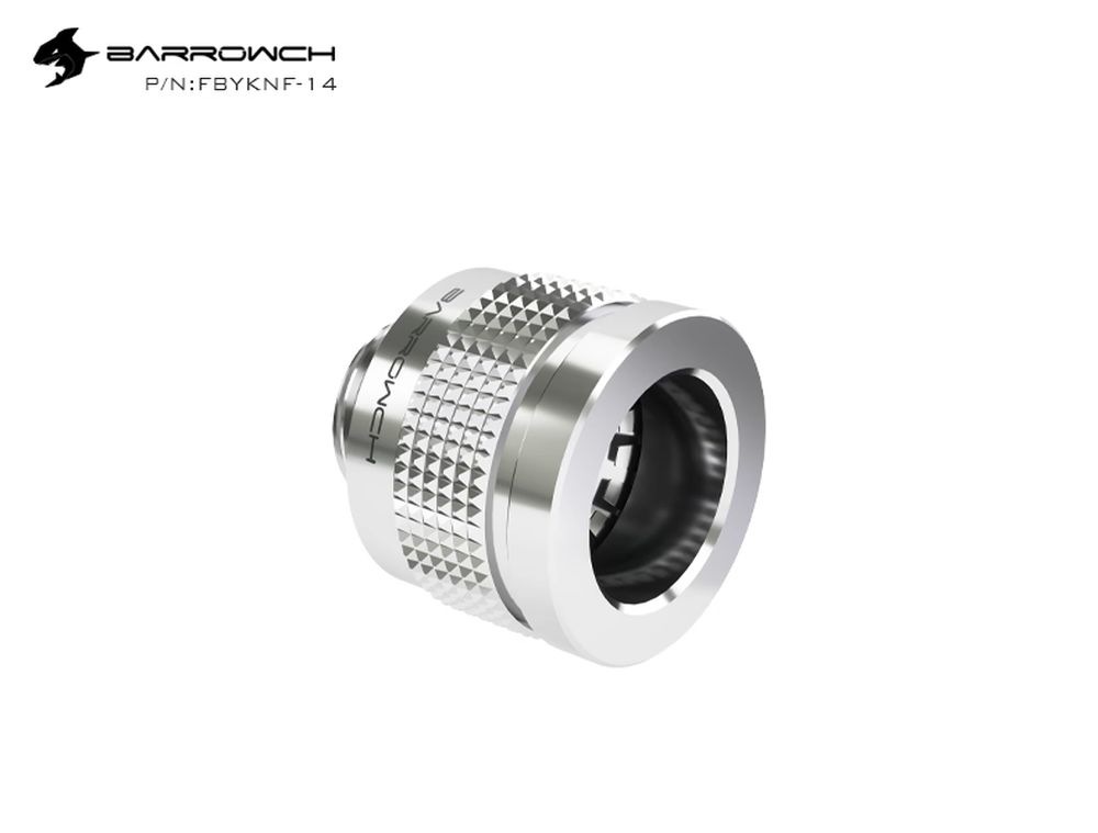 Barrowch 14mm Rigid Tubing Wolverine Anti shedding - Silver (FBYKNF-14)