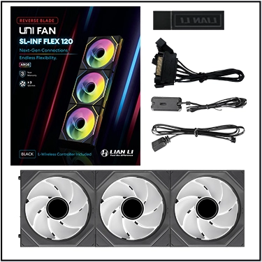 Lianli ファン 取寄せ商品：納期要確認】 Lian Li UNI FAN SL INF FLEX 120 | PC