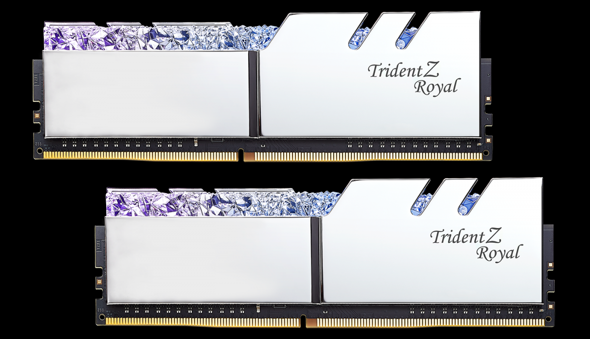 G.SKILL Trident Z Royal DDR4-3000 8GBx2 Silver (F4-3000C16D-16GTRS)