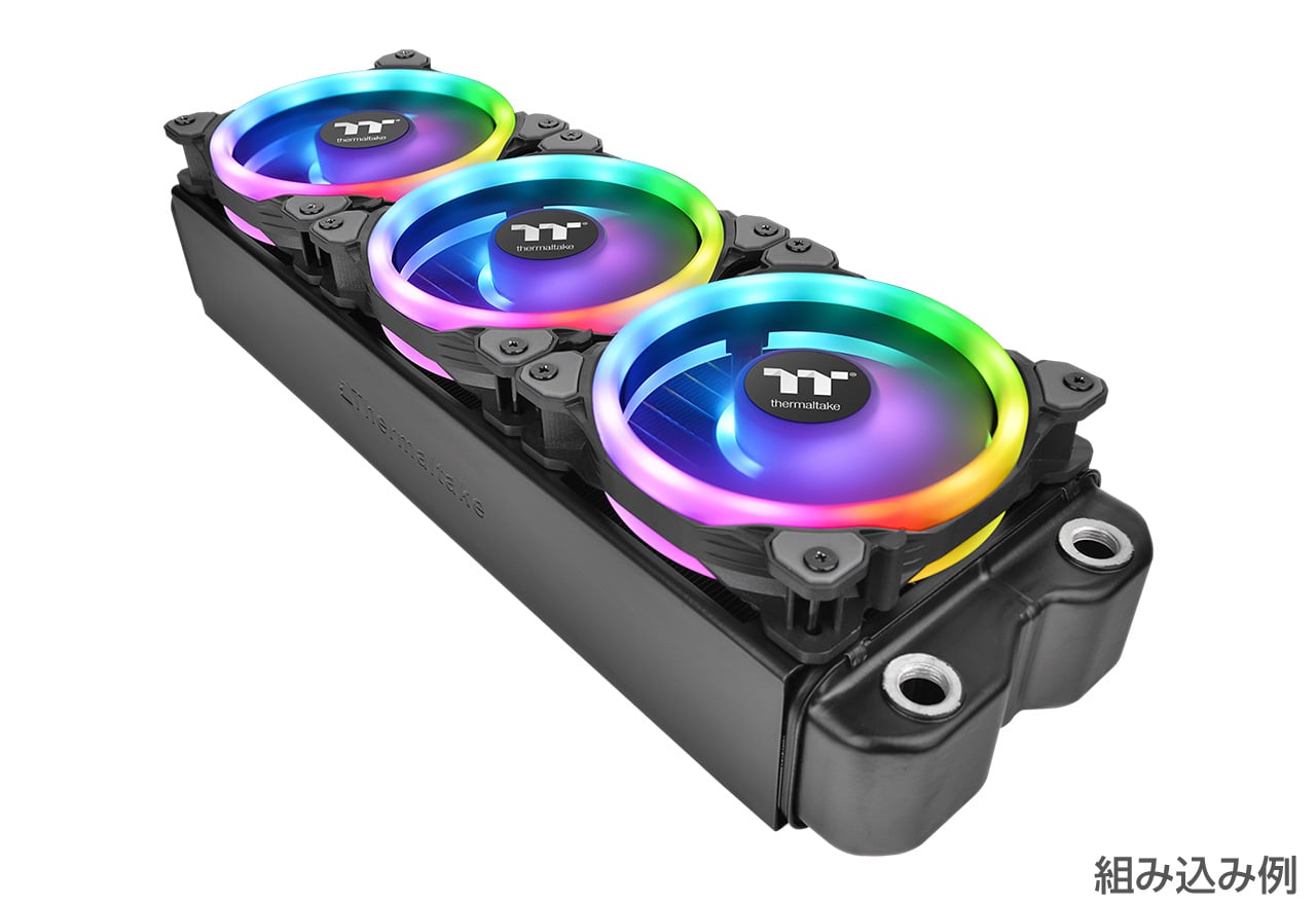 Thermaltake Riing Trio PLUS 14 RGB Radiator Fan TT Premium Edition 3Pack (CL-F077-PL14SW-A)