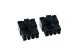 Phobya VGA Power Connector 8Pin male incl. 8 Pins - 2 pcs black