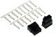 Phobya VGA Power Connector 8Pin male incl. 8 Pins - 2 pcs black