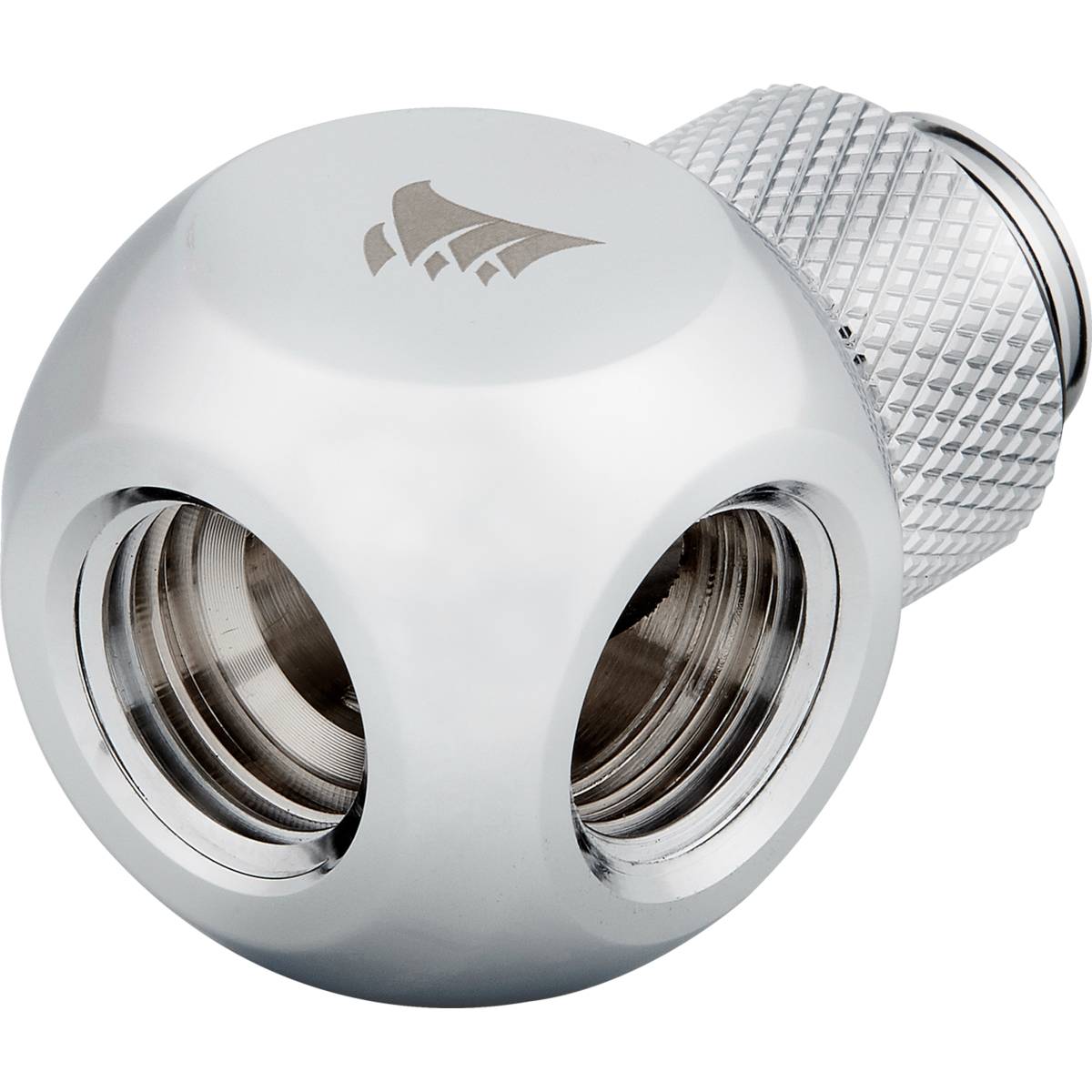 CORSAIR Hydro X Series XF Rotary Y-Splitter - Chrome | 水冷