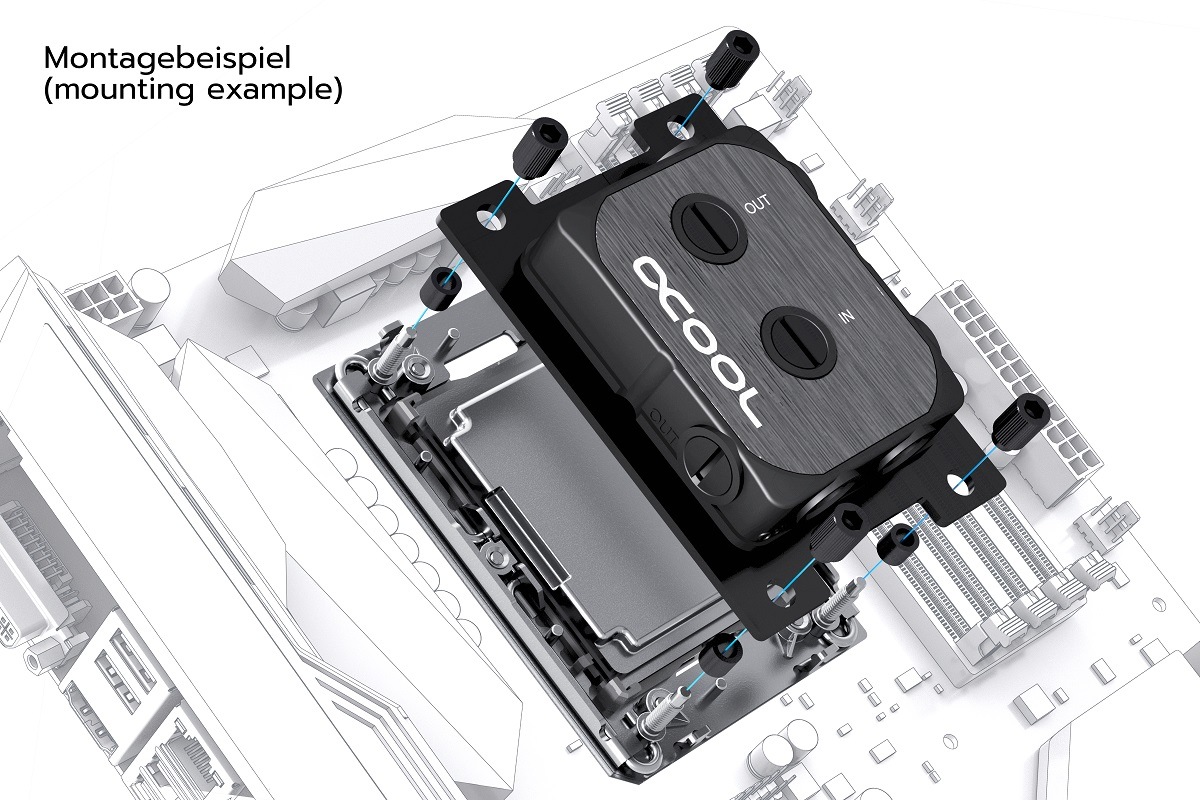 ACool Eisblock XPX Pro LGA 4189 Intel Mounting Bracket