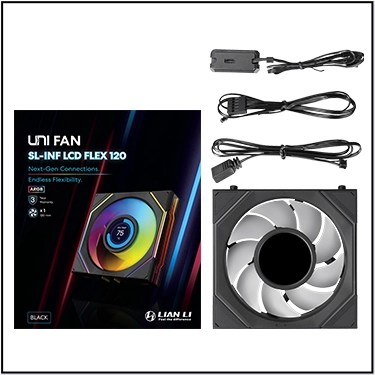 Lian Li UNI FAN SL INF LCD FLEX 120 ���꡼��