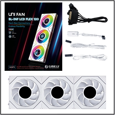 Lian Li UNI FAN SL INF LCD FLEX 120 ���꡼��