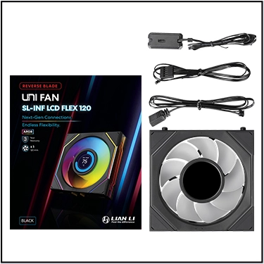 Lian Li UNI FAN SL INF LCD FLEX 120 ���꡼��