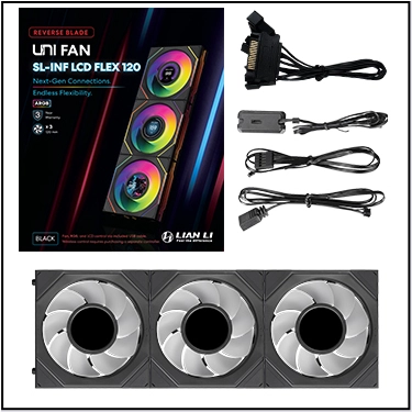 Lian Li UNI FAN SL INF LCD FLEX 120 ���꡼��