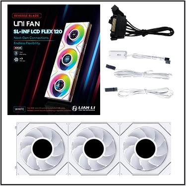 Lian Li UNI FAN SL INF LCD FLEX 120 ���꡼��