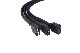 ACool y-cable RGB 4pol to 3x 4pol 30cm incl. connector - black
