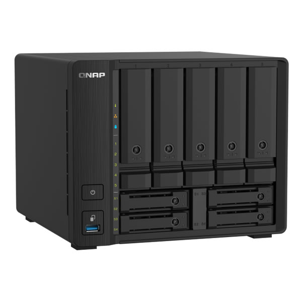 QNAP TS-932PX 16GB 5x3.5インチベイ 4x2.5インチ TS-932X | 9-bay hybrid NAS supporting 3.5” & 2.5” drives