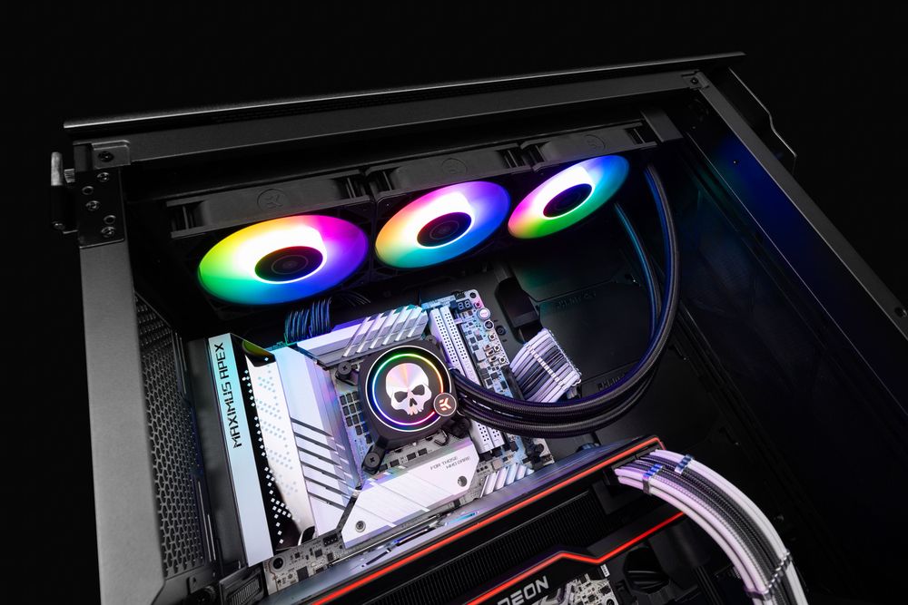 òۡڤǼ35Ķ EK WaterBlocks EK-Nucleus AIO CR360 Direct Die D-RGB - 1700