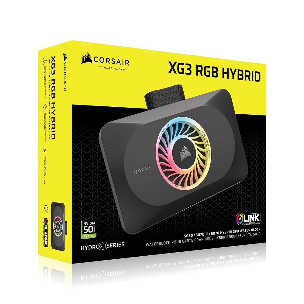 CORSAIR XG3 RGB HYBRID GPU Water Block (5080/5070 Ti/5070)