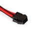 Phanteks sleeved extension cables for VGA 6pin [Black/Red] (PH-CB6V_BR)