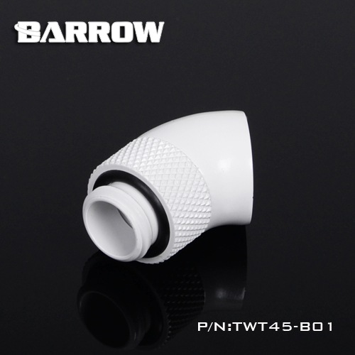 BARROW 45��Rotary Adapter ( Male to Female ) White