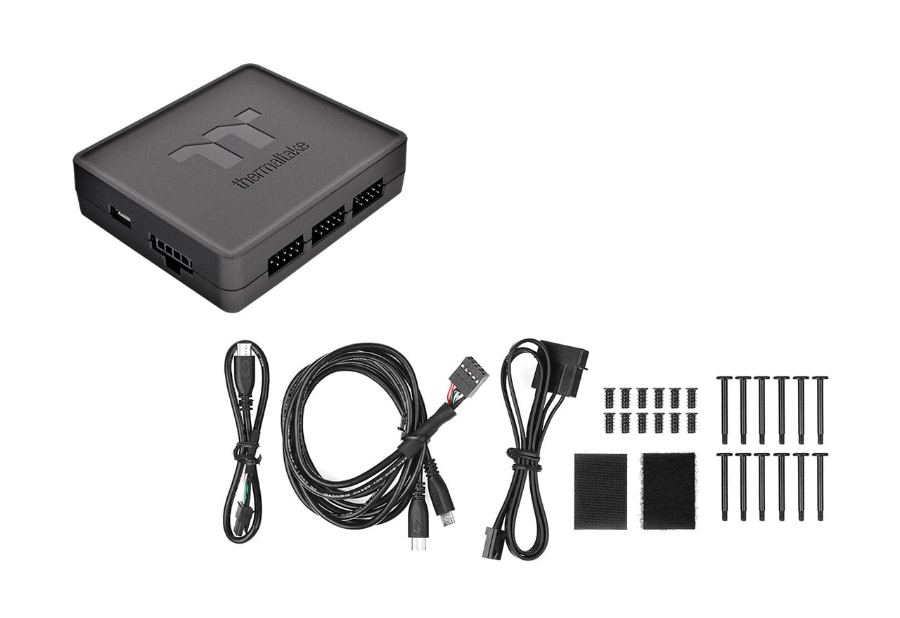TTイベント特価50%オフ】 Thermaltake Riing Duo PLUS 14 RGB