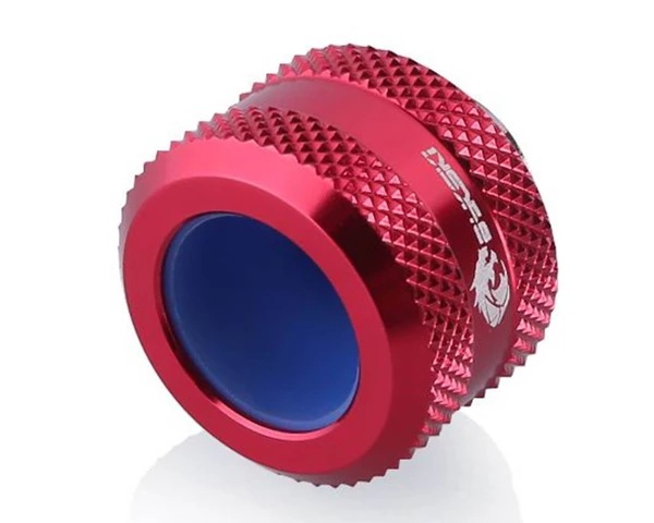 Bykski Anti-Off Rigid 14mm OD Fitting - Red (B-FTHTJ-L14)