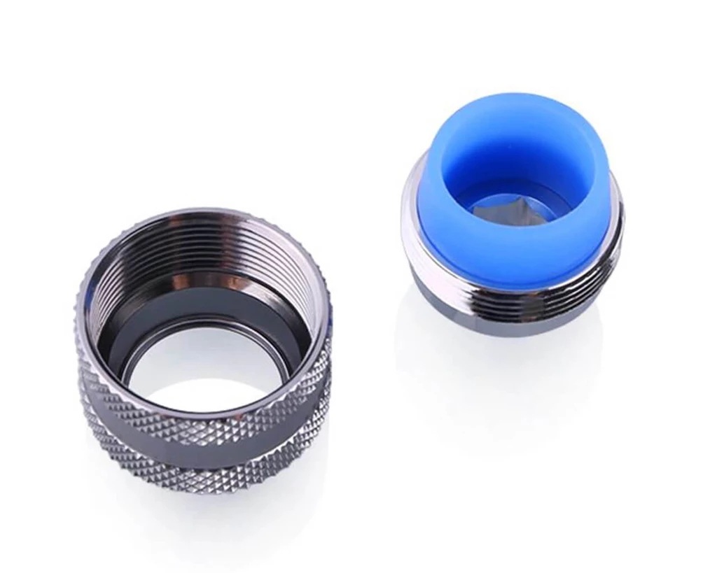 Bykski Anti-Off Rigid 14mm OD Fitting - Red (B-FTHTJ-L14)