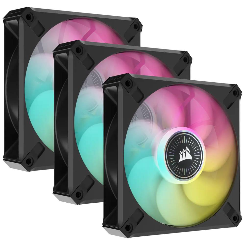CORSAIR ML120 RGB ELITE Triple (120mm�ե���3�ĥѥå�)