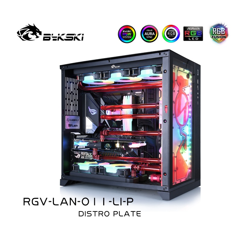 Bykski RGV-LAN-O11-LI-P DISTRO PLATE