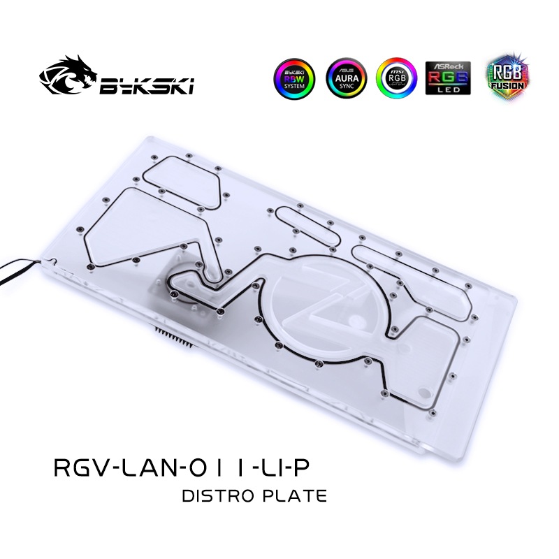 Bykski RGV-LAN-O11-LI-P DISTRO PLATE