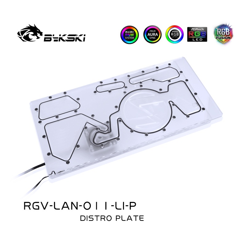 Bykski RGV-LAN-O11-LI-P DISTRO PLATE