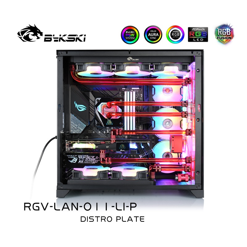 Bykski RGV-LAN-O11-LI-P DISTRO PLATE