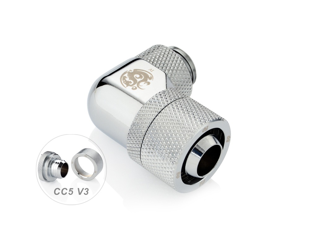 Bitspower G1/4 Dual Rotaly Angle Comp 1/2-3/4