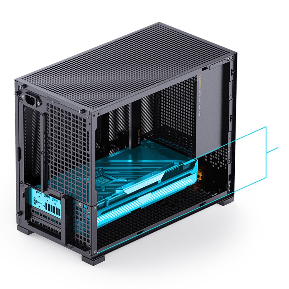 JONSBO D32 pro PCケース JONSBO、背面コネクタマザーボードに対応するMicroATXケース