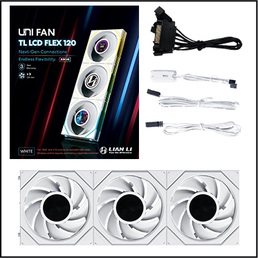 �ڼ�󤻾��ʡ�Ǽ���׳�ǧ�� Lian Li UNI FAN TL LCD FLEX 120 ���꡼��