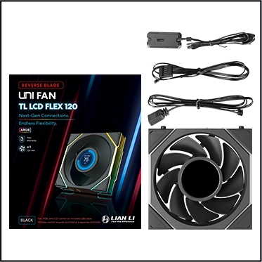�ڼ�󤻾��ʡ�Ǽ���׳�ǧ�� Lian Li UNI FAN TL LCD FLEX 120 ���꡼��