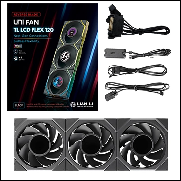 �ڼ�󤻾��ʡ�Ǽ���׳�ǧ�� Lian Li UNI FAN TL LCD FLEX 120 ���꡼��