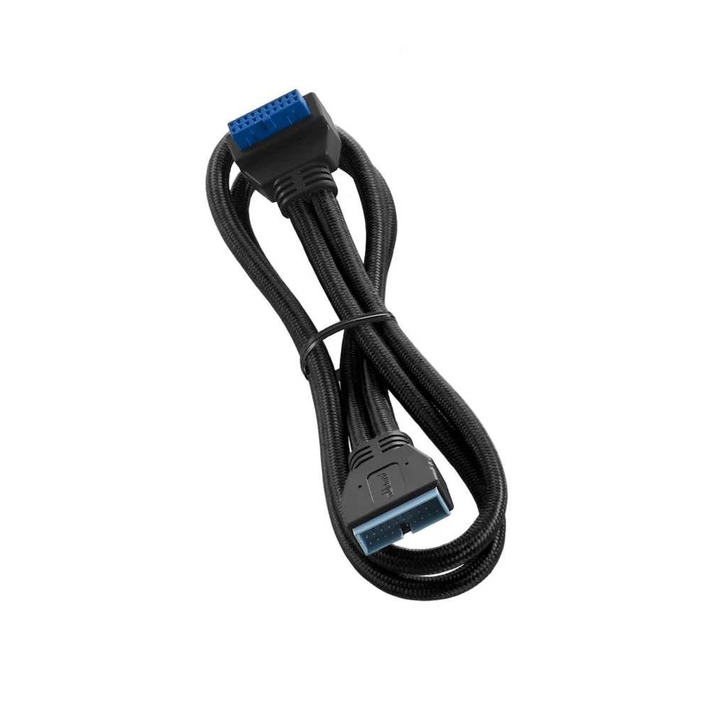 CableMod ModFlex Right Angle Internal USB 3.0 50cm - Black (CM-CAB-RIU3-50KK-R)