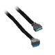 CableMod ModFlex Right Angle Internal USB 3.0 50cm - Black (CM-CAB-RIU3-50KK-R)