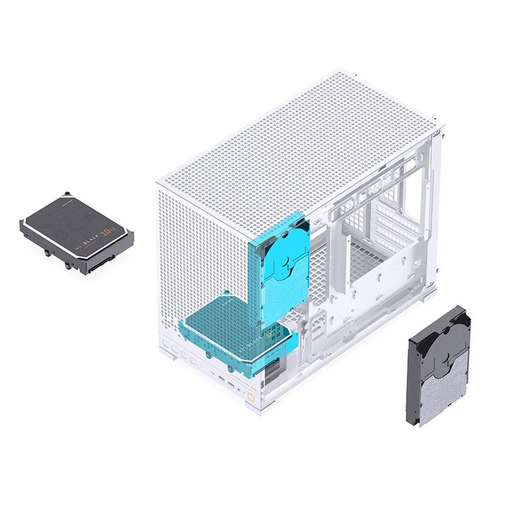 Jonsbo D32 Pro White | PCパーツ,PCケース,Micro-ATX対応ケース