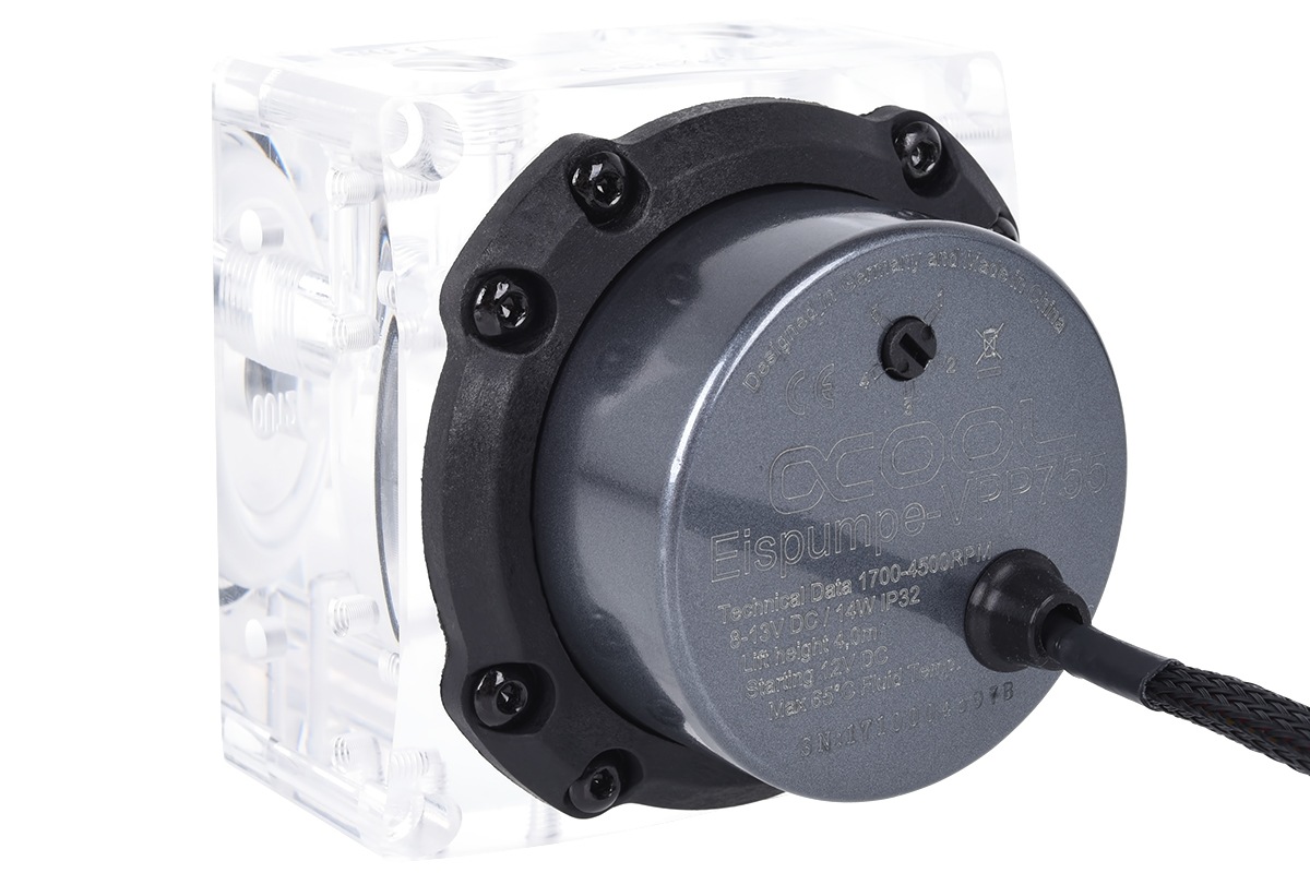 ACool Eispumpe VPP755 - G1/4 inner thread including Eisdecke D5 - Plexi V.3