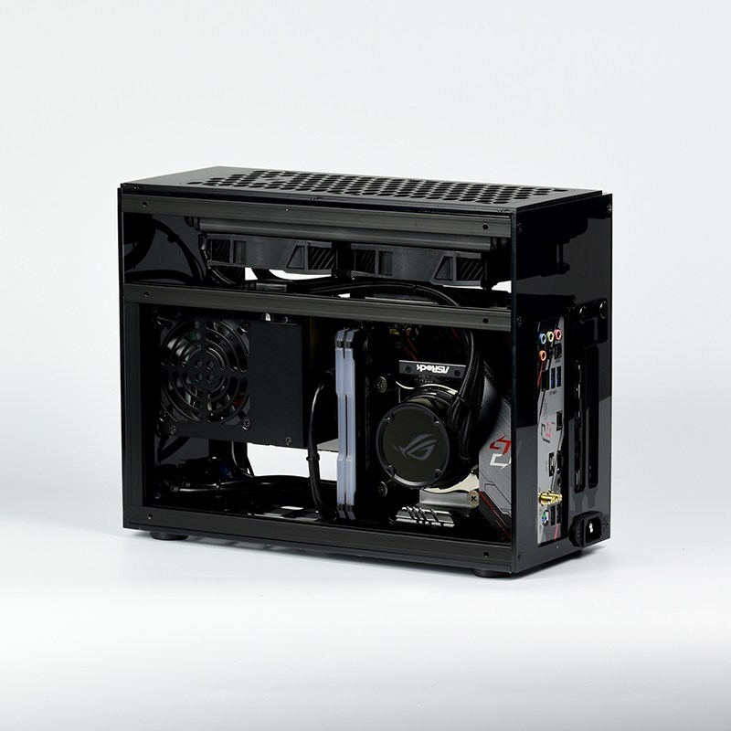 GEEEK A60 PLUS MINI-ITX CASE Matte Black | PCパーツ,PCケース