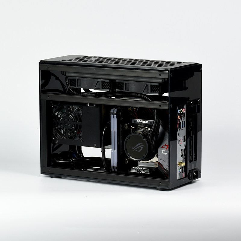 GEEEK A60 PLUS MINI-ITX CASE Matte Black