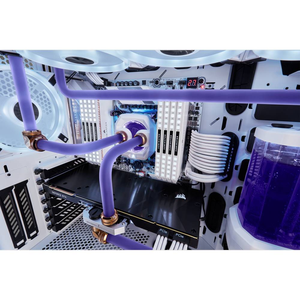 CORSAIR Hydro X Series XT Hardline 12mm Tubing - Satin Transparent