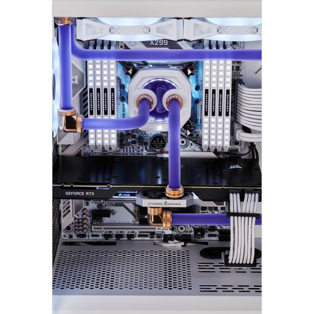 CORSAIR Hydro X Series XT Hardline 12mm Tubing - Satin Transparent