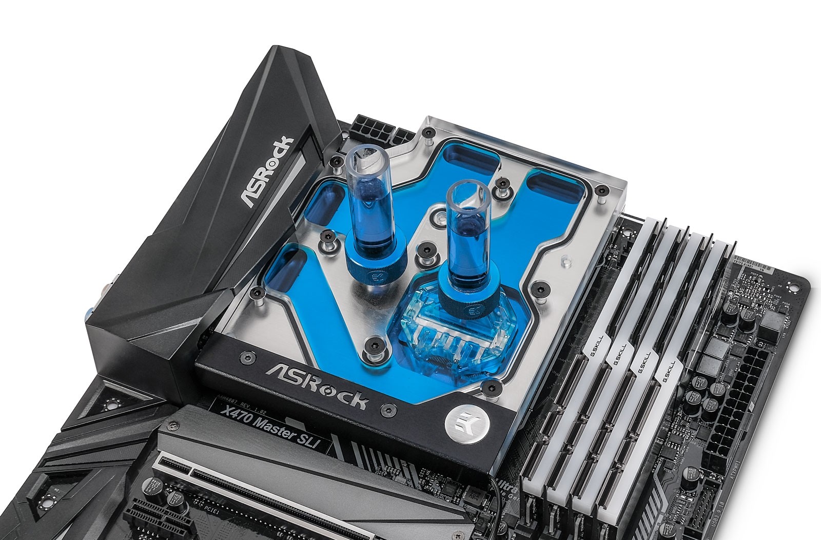 EK Water Blocks EK-FB ASRock X470 Gaming K4 RGB Monoblock - Nickel