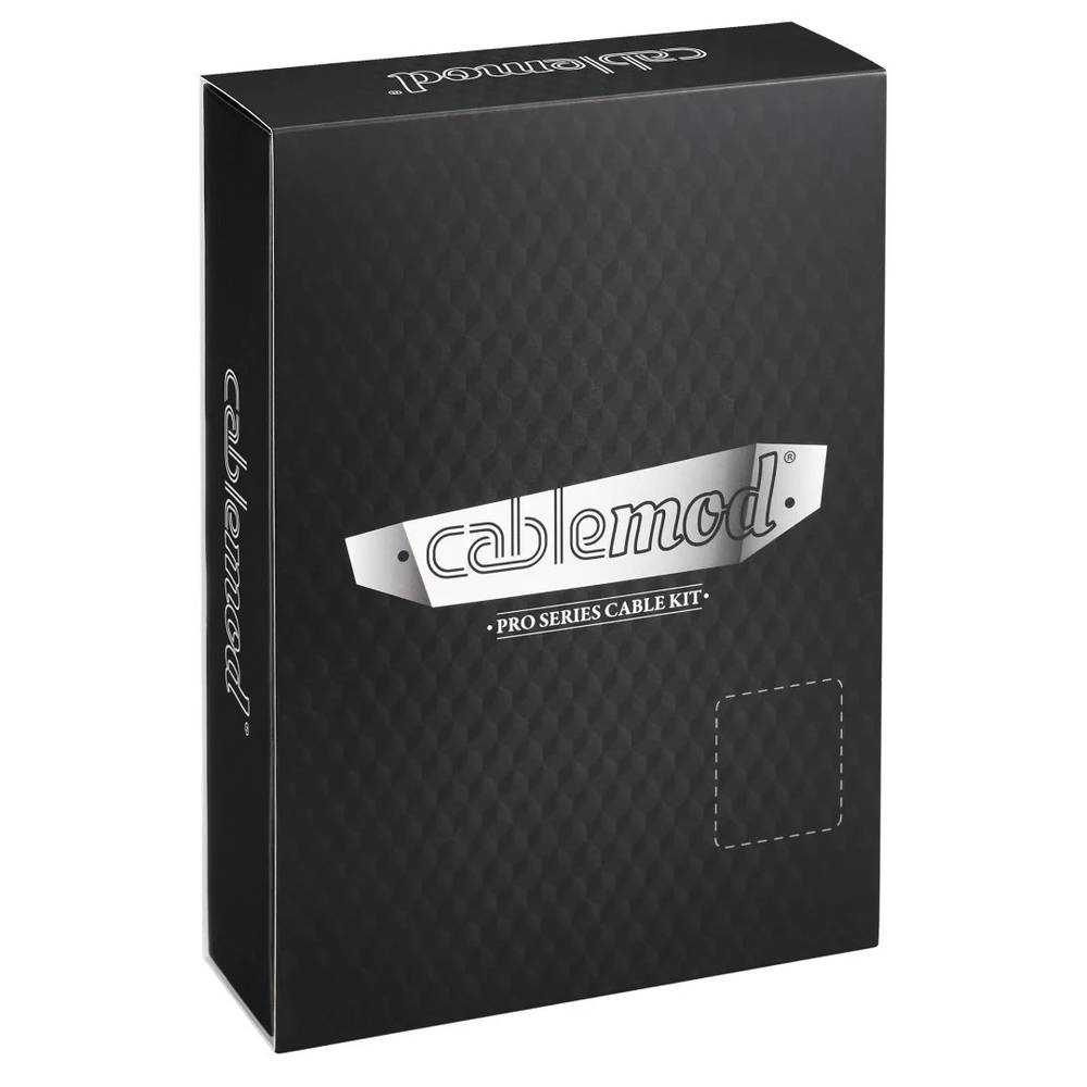 CableMod C-Series PRO ModMesh Cable Kit for Corsair AXi / HXi / RM (Yellow Label) - BLACK / RED (CM-PCSI-FKIT-NKKR-R)