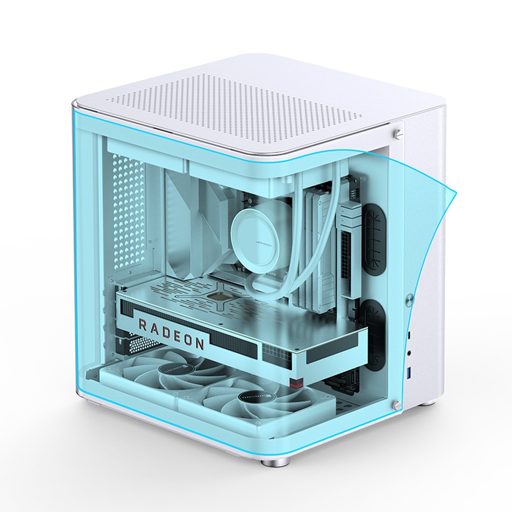 jonsbo TK-1 2.0 ホワイト PCケース Amazon.com: JONSBO TK-1 White Micro ATX Mini Tower Computer